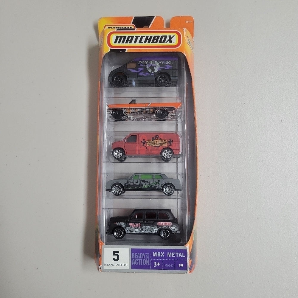 Matchbox 2008 NEW Old Stock Haunted House Edition 5 Pack MBX metal